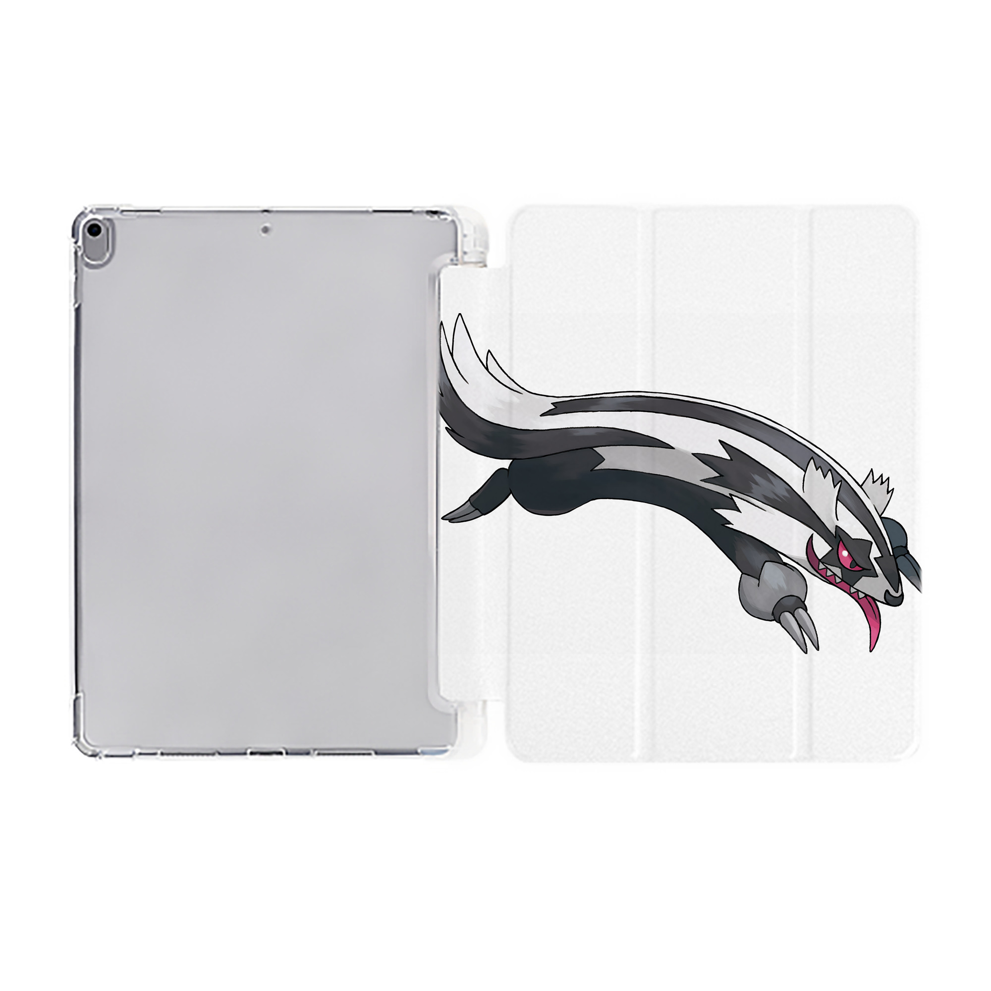（画像用） ポケットモンスター Pokémon IPad ケース ペン収納付き 三つ折りスタンド PUレザー×シリコン 対応機種9.5/10.5/10.9インチ